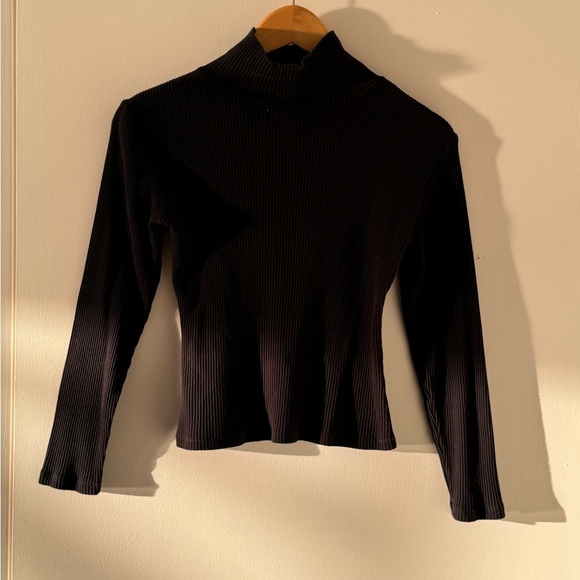 Brixton Black Turtleneck T Shirt - Picture 4 of 5